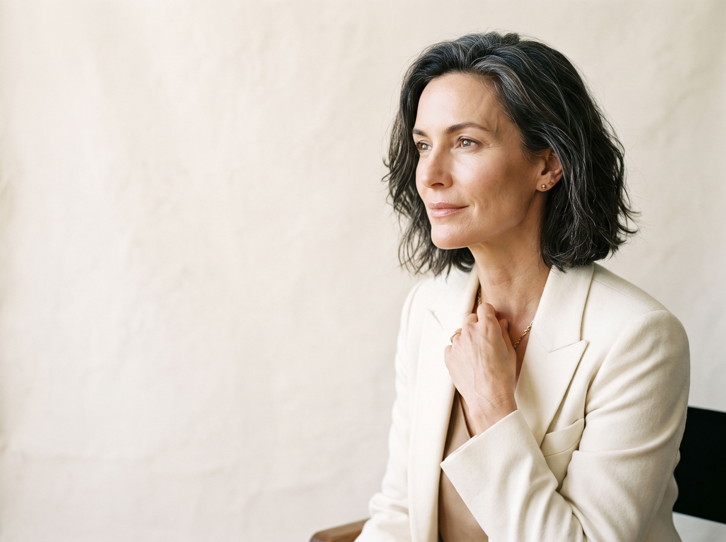 Woman with natural, refreshed skin