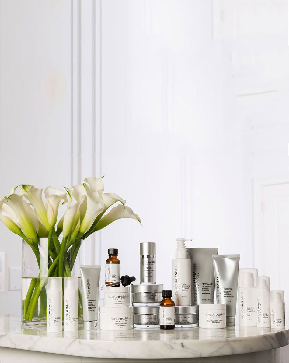 Monica Halem M.D. skincare collection
